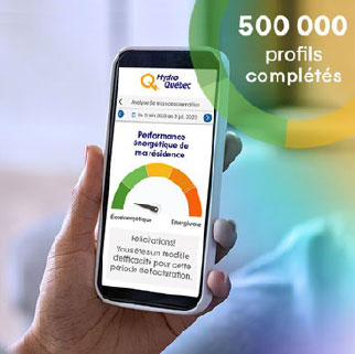 Performance énergétique 500 000 profils complétés
