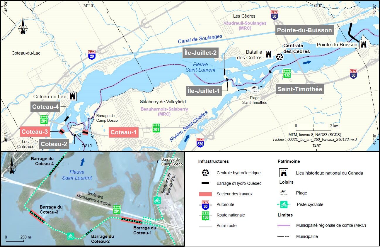 Carte de la zone d'étude